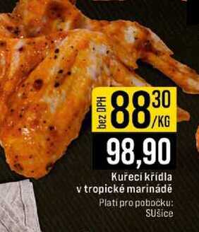 Kuřecí křídla v tropické marinádě 1kg