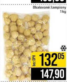 Obalované žampiony 1kg