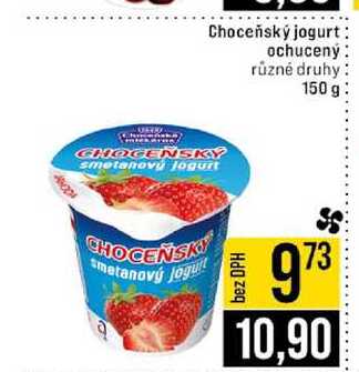 Choceňský jogurt ochucený různé druhy 150 g