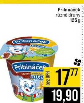 Pribináček různé druhy 125 g 
