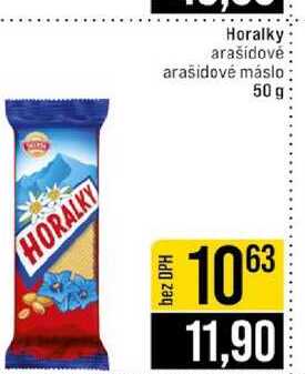 Horalky arašídovė arašidové máslo 50 g