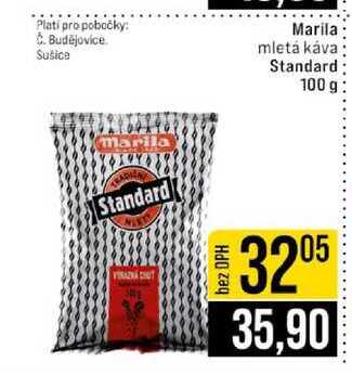 Marila mletá káva Standard 100 g