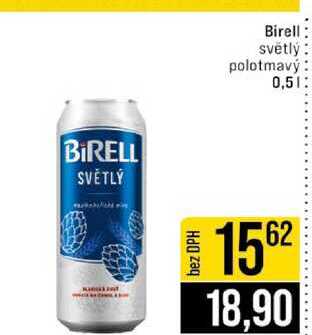 Birell světlý polotmavý 0,5l
