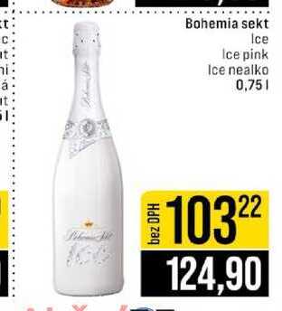 Bohemia sekt Ice Ice pink Ice nealko 0,75l