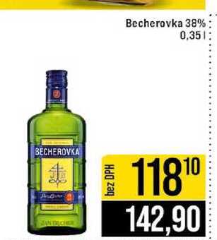 Becherovka 38% 0,35l
