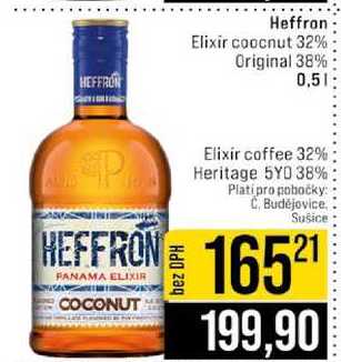 Heffron Elixir coocnut 32% Original 38% 0,5l