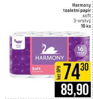 Harmony toaletní papír soft 3-vrstvý 16 ks 