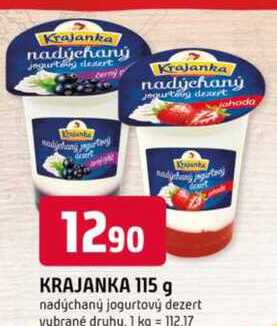 Krajanka nadýchaný jogurtový dezert 115g