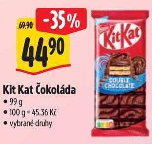Kit Kat Čokoláda, 99 g