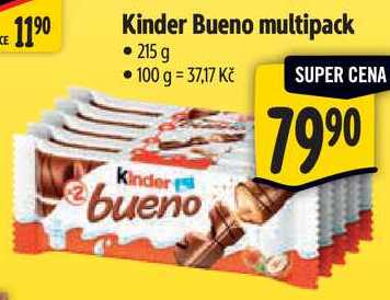 Kinder Bueno multipack, 215 g 