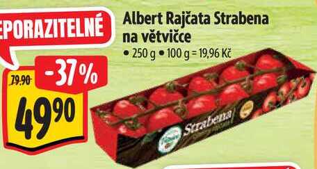 Albert Rajčata Strabena na větvičce, 250 g 