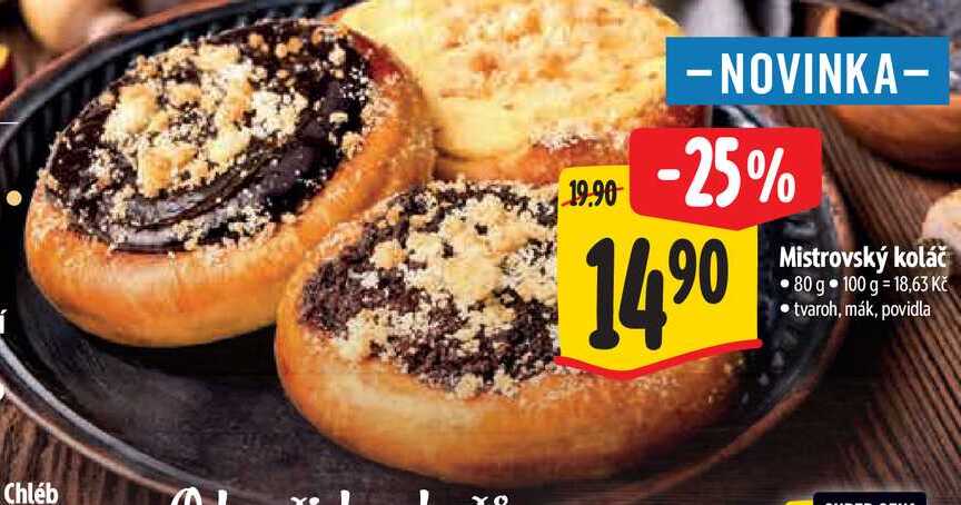 Mistrovský koláč, 80 g 
