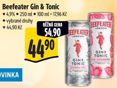 Beefeater Gin & Tonic, 250 ml