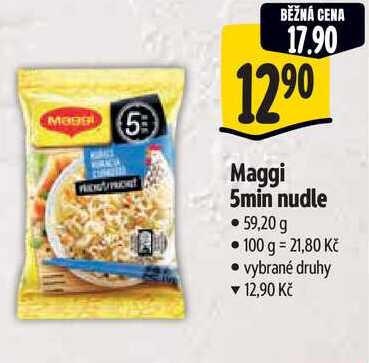 Maggi 5min nudle, 59,20 g 
