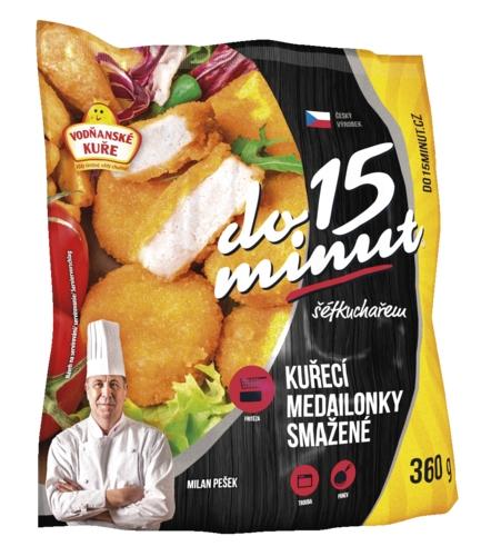 Kuřecí medailonky smažené, 360 g