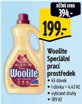 Woolite Speciální prací prostředek, 45 dávek 