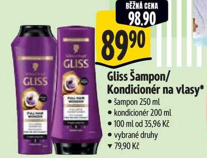 Gliss Šampon na vlasy, 250 ml 