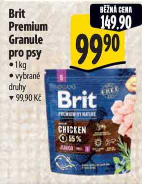 Brit Premium Granule pro psy, 1 kg