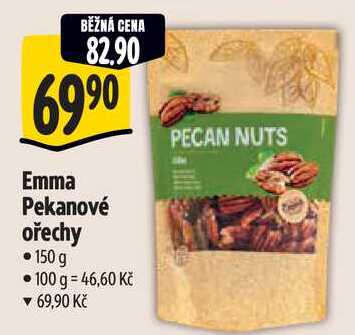 Emma Pekanové ořechy, 150 g