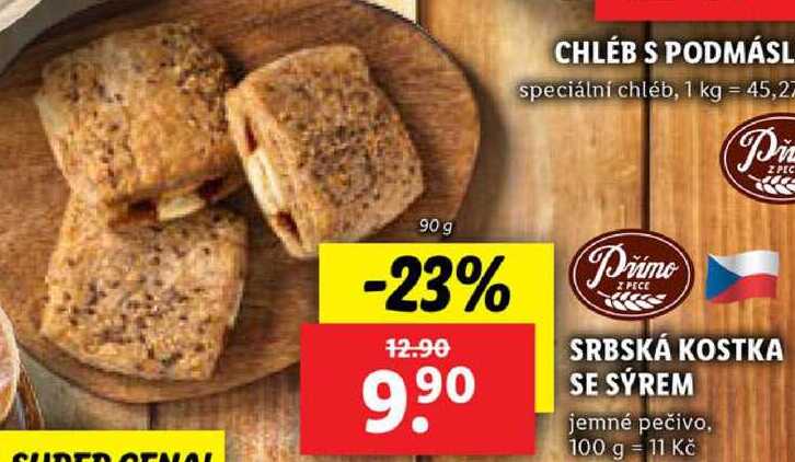SRBSKÁ KOSTKA SE SÝREM, 90 g