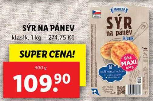 SÝR NA PÁNEV, 400 g