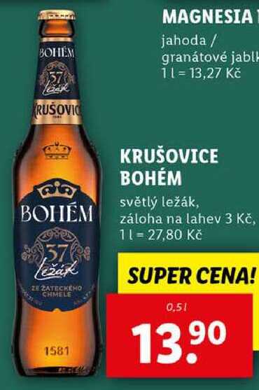 KRUŠOVICE BOHÉM, 0,5 l
