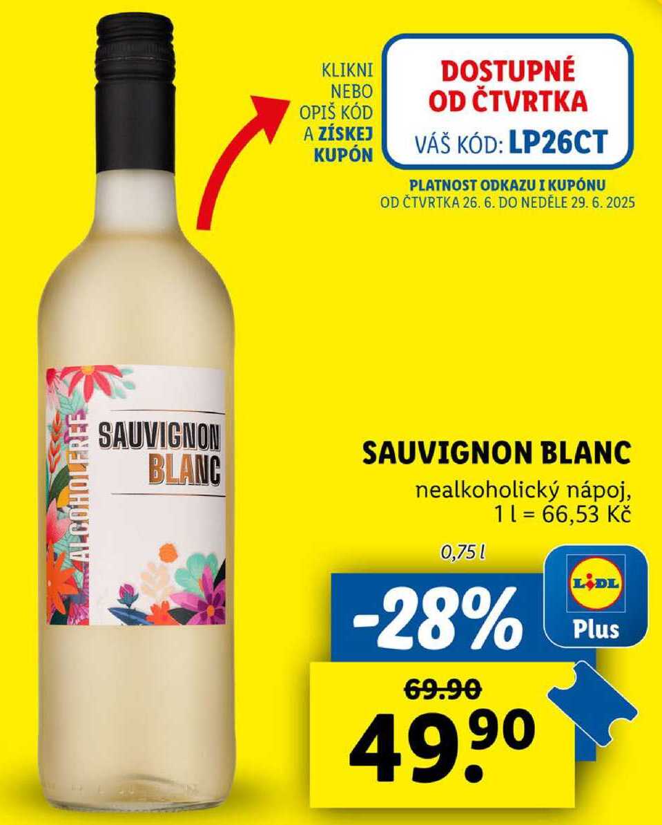 SAUVIGNON BLANC, 0,75 l