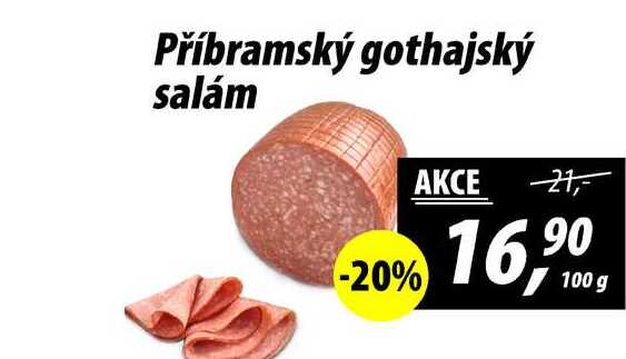 Příbramský gothajský salám, 100 g