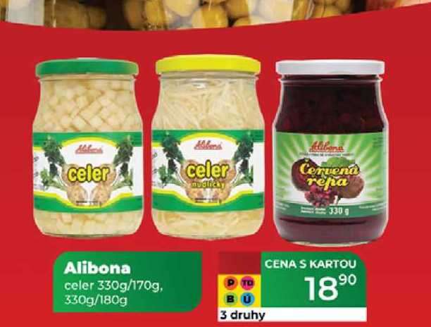 Alibona celer 330g/170g, 330g/180g