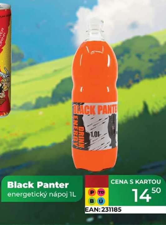 Black Panter energetický nápoj 1L 