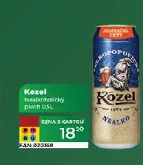 Kozel Nealkoholický plech 0,5L  