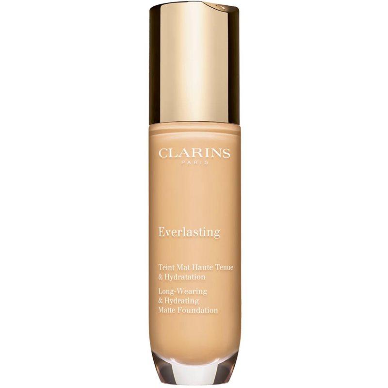 Clarins Everlasting Foundation dlouhotrvající make-up s matným efektem odstín 101W - Linen 30 ml