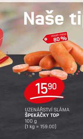 ŠPEKÁČKY TOP 100g