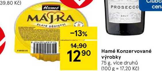 Hamé Konzervované výrobky, 75 g, více druhů 