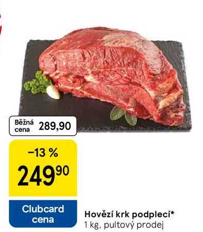 Hovězí krk podplecí, 1 kg 