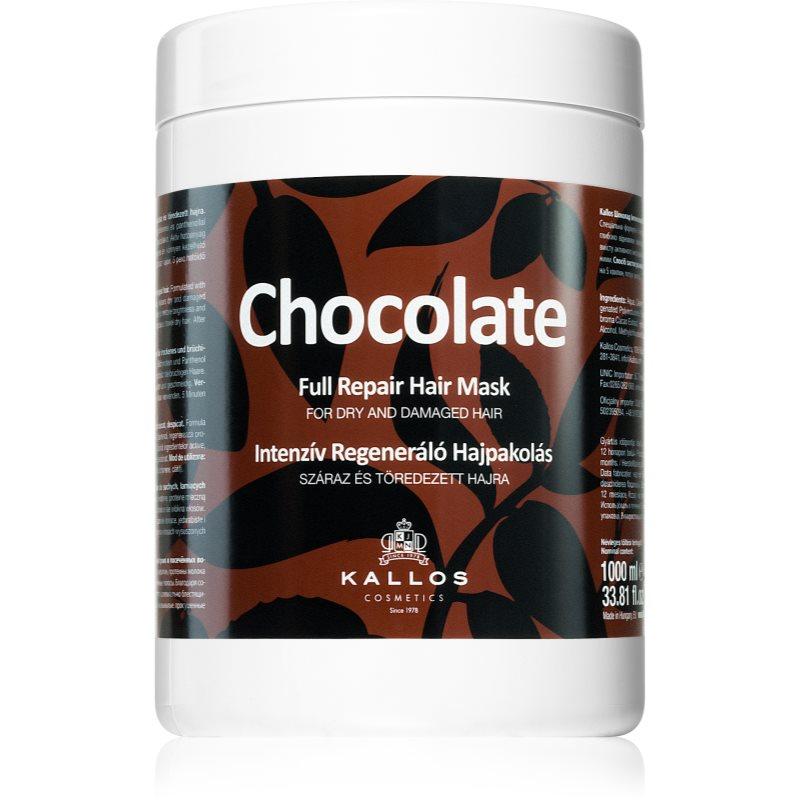 Kallos Kallos Classic Chocolate regenerační maska pro suché a poškozené vlasy 1000 ml