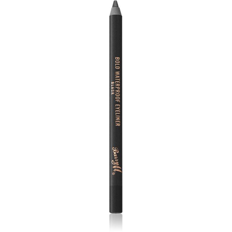 Barry M Bold Waterproof Eyeliner voděodolná tužka na oči odstín Black 1,2 g