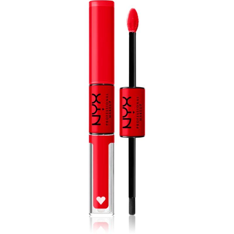 NYX Professional Makeup Shine Loud High Shine Lip Color tekutá rtěnka s vysokým leskem odstín 17 - Rebel In Red 6,5 ml