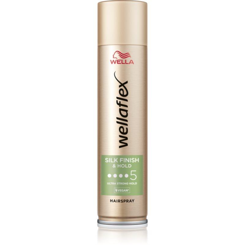 Wella Wellaflex Silk Finish & Hold lak na vlasy s extra silnou fixací 250 ml