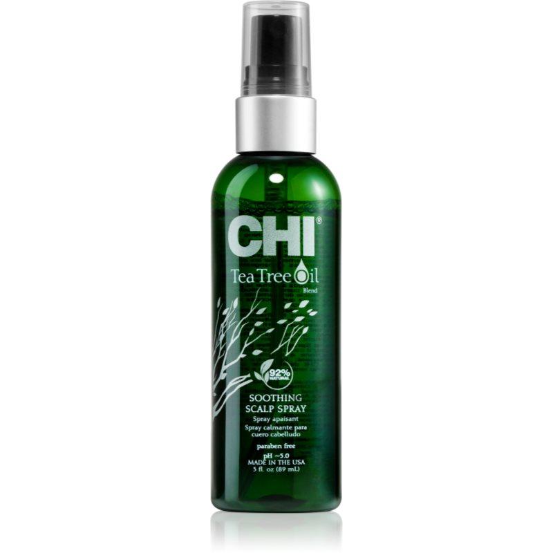 CHI Tea Tree Oil Soothing Scalp Spray zklidňující sprej proti podráždení a svědění vlasové pokožky 89 ml
