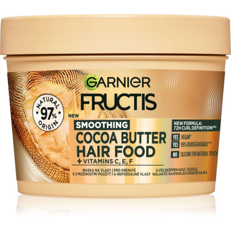 Garnier Fructis Cocoa Butter Hair Food vyživující maska na vlasy s kakaovým máslem 390 ml
