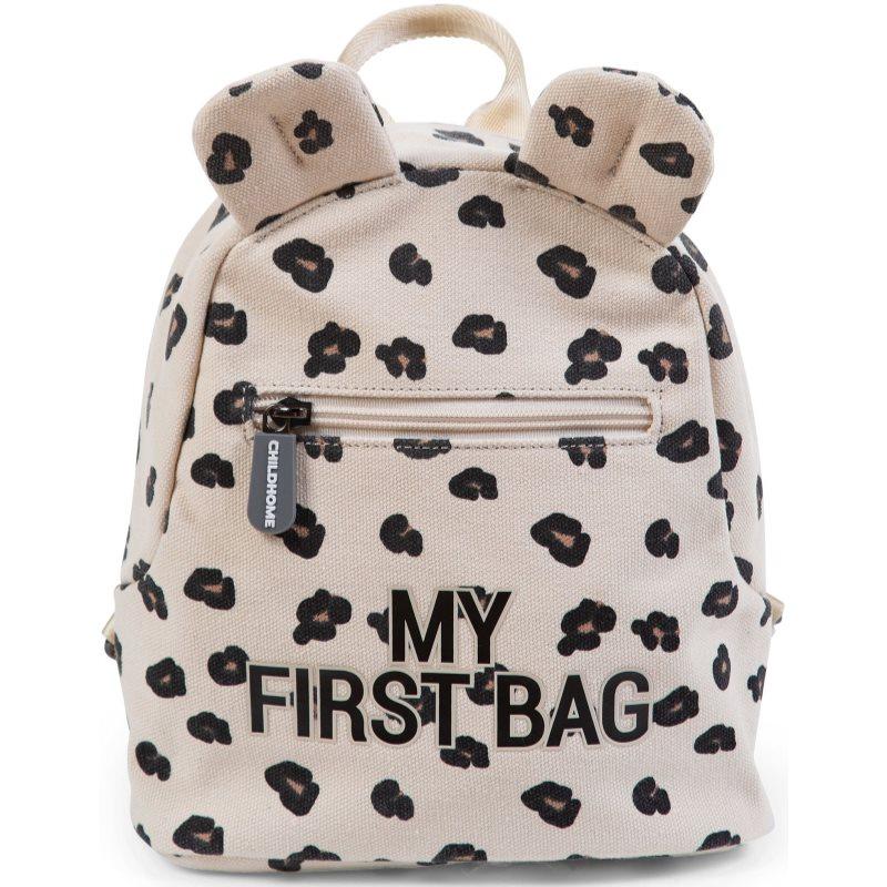 Childhome My First Bag Canvas Leopard dětský batoh 20x8x24 cm 1 ks