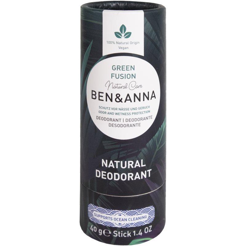 BEN&ANNA Natural Deodorant Green Fusion tuhý deodorant 40 g