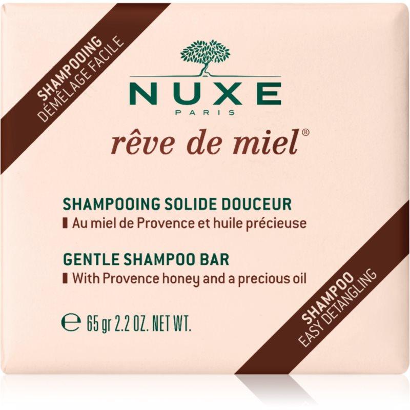 Nuxe Rêve de Miel Gentle Shampoo Bar přírodní šampon pro lesk a hebkost vlasů 65 g