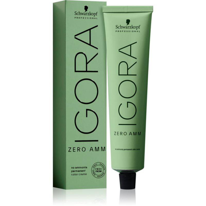 Schwarzkopf Professional IGORA ZERO AMM permanentní barva na vlasy bez amoniaku odstín 6-46 60 ml