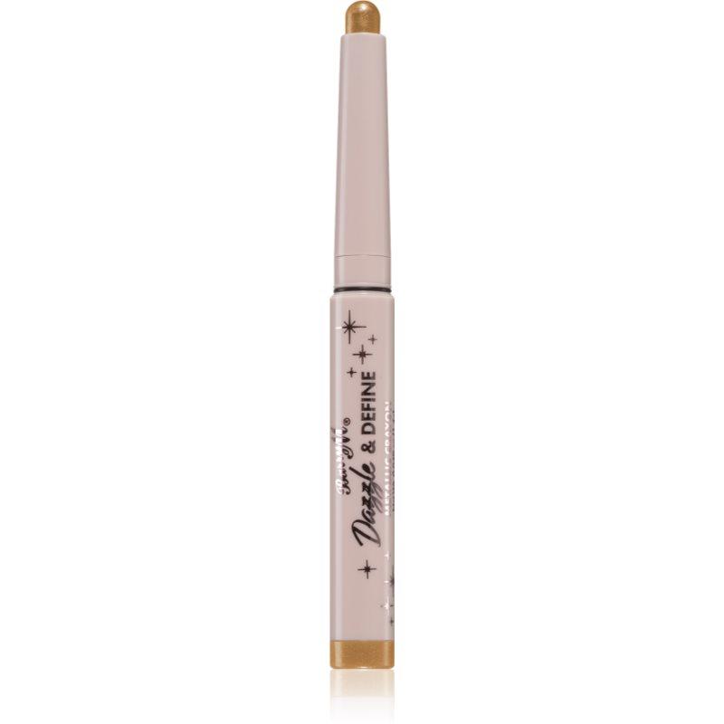 Barry M Dazzle & Define Metallic Crayon oční stíny v tužce odstín Gold 1,4 g