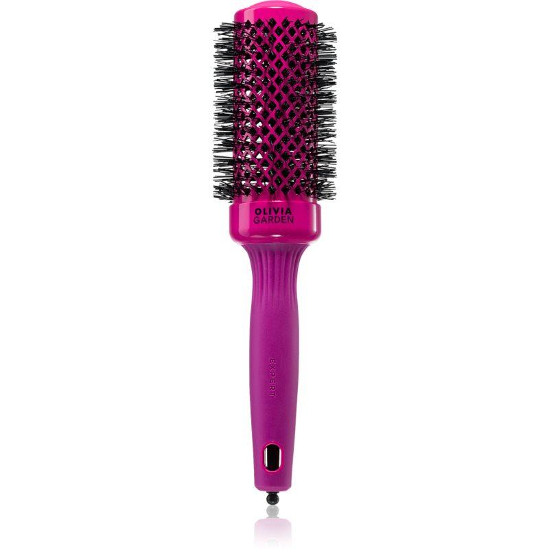 Olivia Garden Expert Shine Hot Pink kartáč na foukání pro dlouhé vlasy 45 mm 1 ks