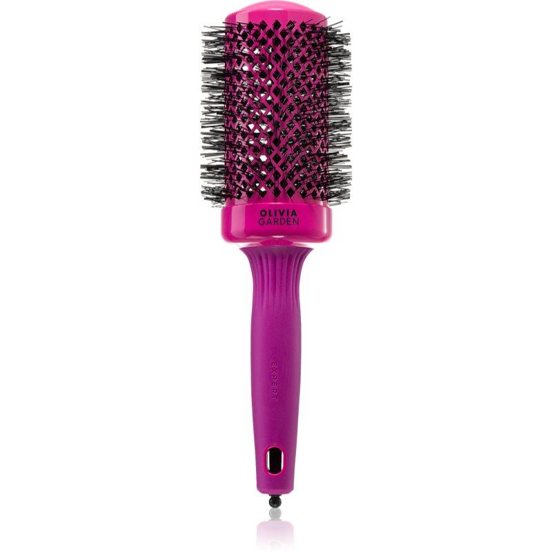 Olivia Garden Expert Shine Hot Pink kartáč na foukání pro dlouhé vlasy 55 mm 1 ks