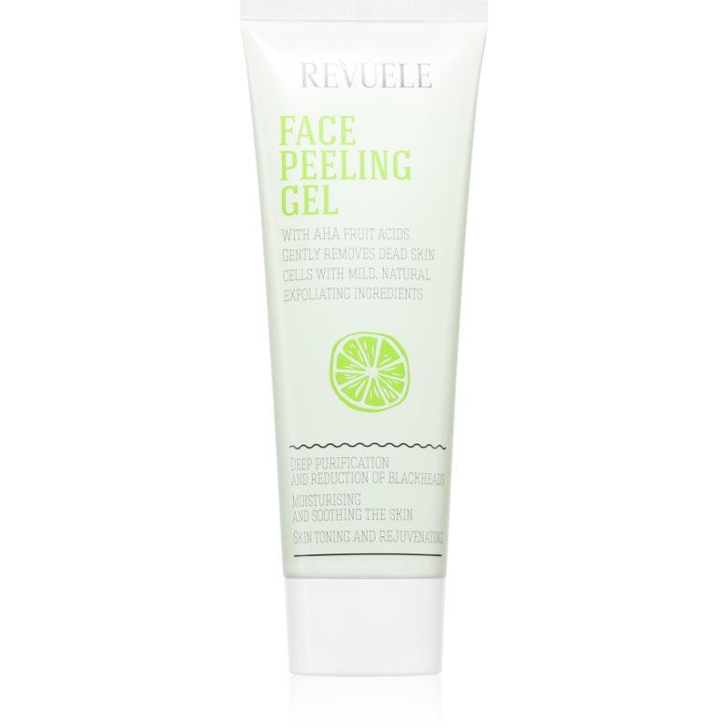 Revuele Face Peeling Gel AHA Fruit Acids čisticí pleťový peeling proti černým tečkám 80 ml