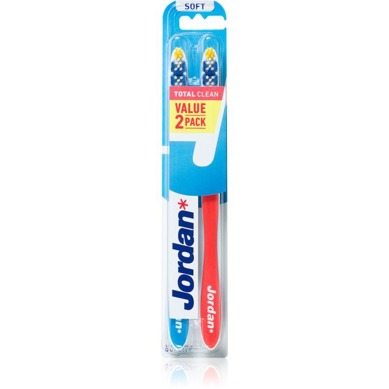 Jordan Total Clean Soft 2 pack zubní kartáček 2 ks